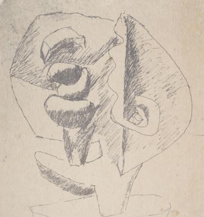 LE CORBUSIER - Ubu Panurge Sculpture pour Savina 195...1964 L-C. 25/2/64’ -  Hand-signed Xerography (UNIQUE PROOF!) 2