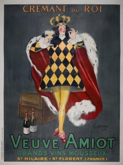 Leonetto Cappiello - Veuve Amiot / Crémant du Roi, 1922 - Lithograph poster 2