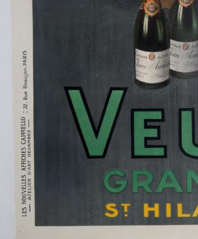 Leonetto Cappiello - Veuve Amiot / Crémant du Roi, 1922 - Lithograph poster 2