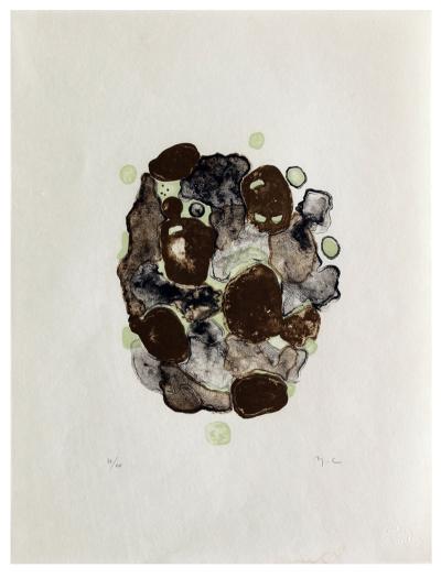 Yves CHAUDOUËT - Lichens 2, 1997 - Lithographie originale signée au crayon 2