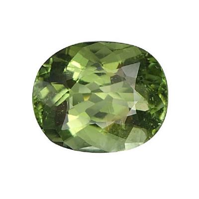 4,24 carats. Tourmaline Paraïba vert jaunâtre fluo 2