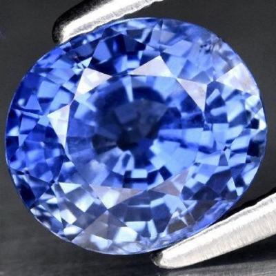1,65 ct. Saphir bleu non traité - SRI LANKA : Certifié GIA 2