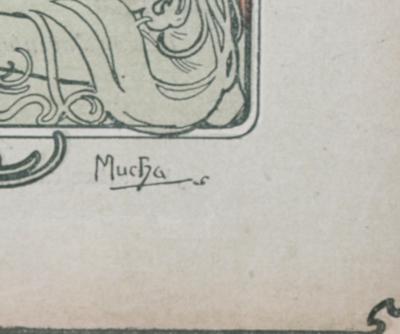 Alphonse MUCHA - La Plume, 1898 - Lithographie 2