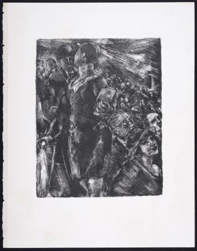 Luc-Albert MOREAU - Paris Au Cinéma, 1927 - Lithographie 2