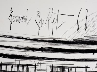 Bernard BUFFET  - Siemens #2, 1968 - Original lithograph on Vélin paper. 2