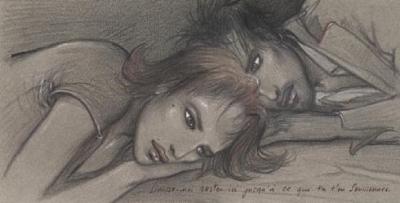 Enki Bilal - Laisse-moi rester ici - Affiche édition d’art