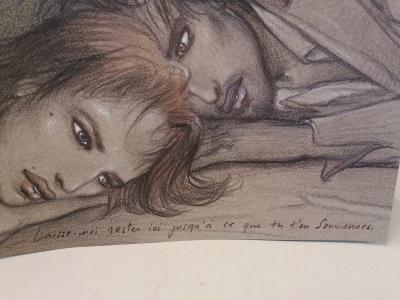 Enki Bilal - Laisse-moi rester ici - Affiche édition d’art 2