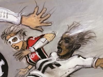 Enki Bilal - Magnificent Tackle - Art Edition Poster 2