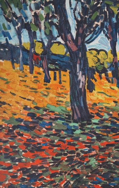 Maurice de Vlaminck - The Chestnut Grove at Chatou, 1906, Lithograph by Mourlot 2