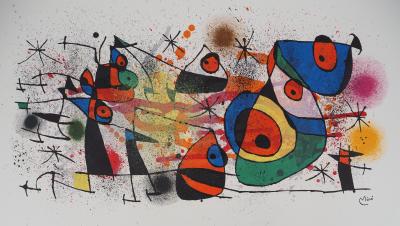 Joan Miro - Animaux Surréalistes (Céramique) - Lithographie originale Signée 2