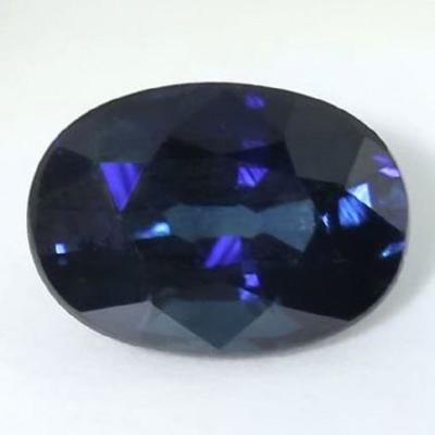 1,10 ct. Rare saphir bleu profond non traité, Cachemire 2