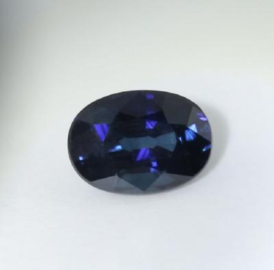 1,10 ct. Rare saphir bleu profond non traité, Cachemire 2