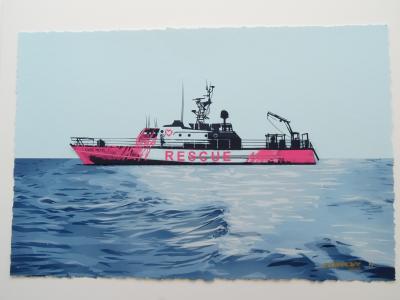 Banksy x Post Modern Vandal - Le Louise Michel AP/85 - Impression 2