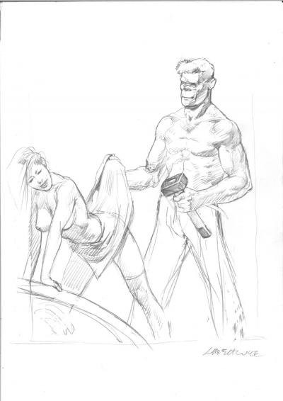 Tanino Liberatore - RanXerox - Illustration au crayon 2