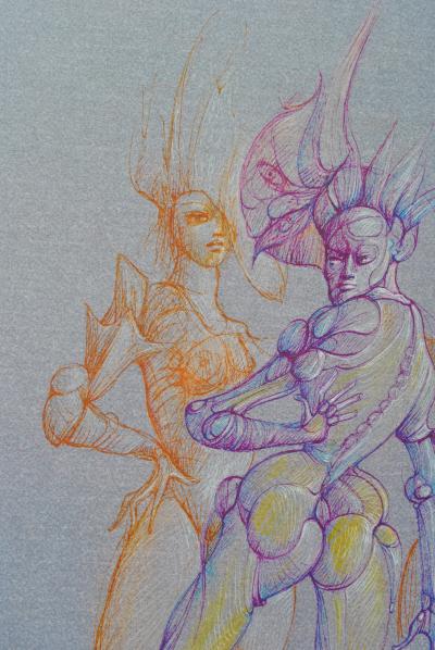 Léonor FINI - Les Superbes, 1980 - Signed lithograph 2
