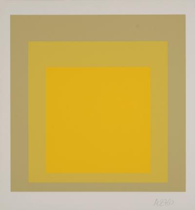 Josef ALBERS - Hommage au Carré, 1971 - Sérigraphie 2