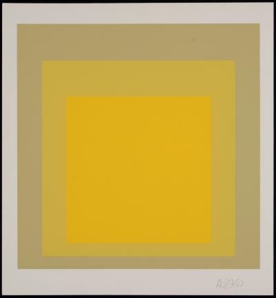 Josef ALBERS - Hommage au Carré, 1971 - Sérigraphie 2