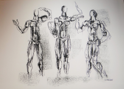 André BRÉCHET - Lithographie 2