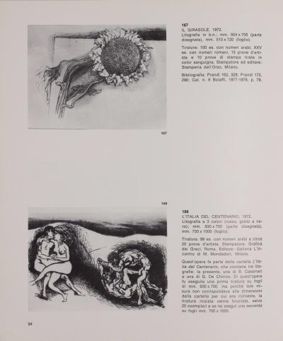 Renato GUTTUSO - L'Italia del centenario, 1971 - Lithographie signée à la main 2