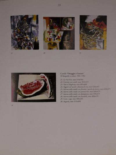 Renato GUTTUSO - Anguria, 1982 - Lithographie signée à la main 2