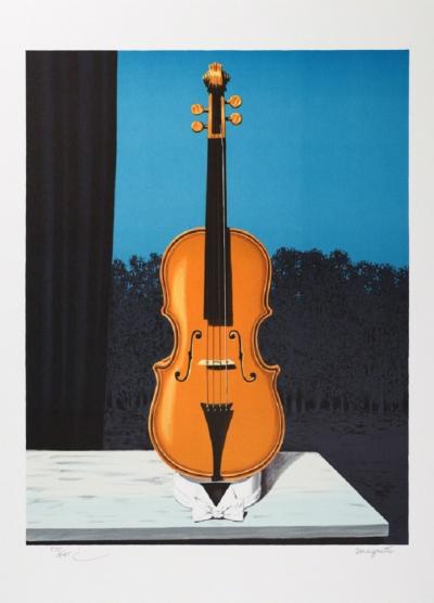 René Magritte (d'après) - Un peu de l'âme des bandits - Lithographie 2
