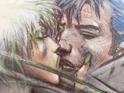 Enki Bilal - Tu m’aimes white - Affiche impression d’art 2