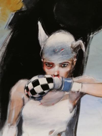 Enki BILAL - La Cavalière - Estampe pigmentaire signée et numérotée 2