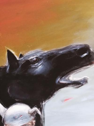 Enki BILAL - La Cavalière - Estampe pigmentaire signée et numérotée 2