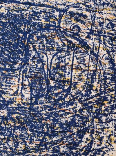 Max Ernst - La forêt bleue, 1962 - Lithograph in color on wove paper. 2