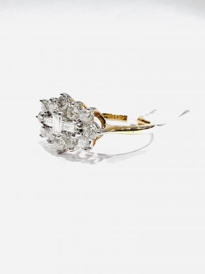 Bague de fiançailles Or jaune 18 Carats et Diamants 2
