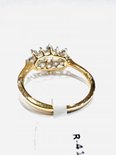 Bague de fiançailles Or jaune 18 Carats et Diamants 2