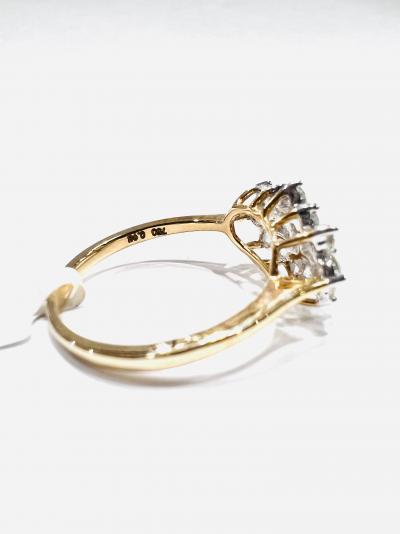 Bague de fiançailles Or jaune 18 Carats et Diamants 2