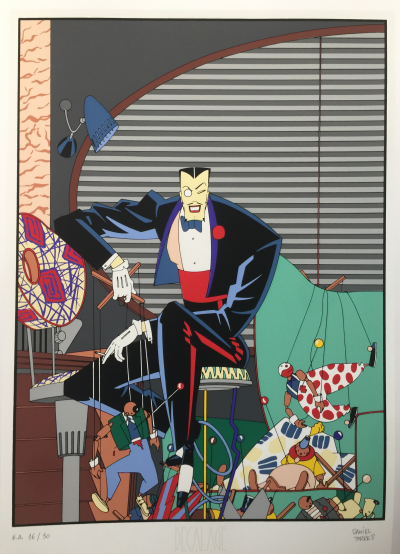 Daniel Torres - Couverture Opium, 1984 - Sérigraphie signée à la main 2