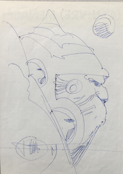 Philippe Druillet - Sloane - Dessin original signé à la main 2