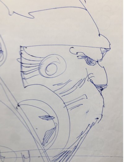 Philippe Druillet - Sloane - Dessin original signé à la main 2