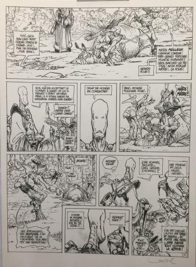 Régis Loisel - Planche de la quête de l’oiseau du temps 2