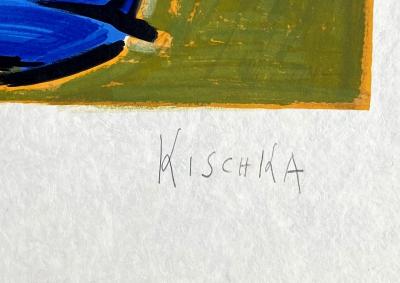 Isis Kischka - Nature morte aux fruits - Lithographie originale signée numérotée au crayon 2