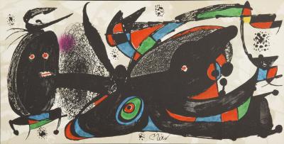 Joan Miro - Miro sculptor - England - Original lithograph 2