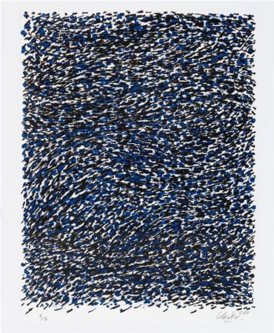 Günther Uecker (1930) - Le Flux - Lithographie 2
