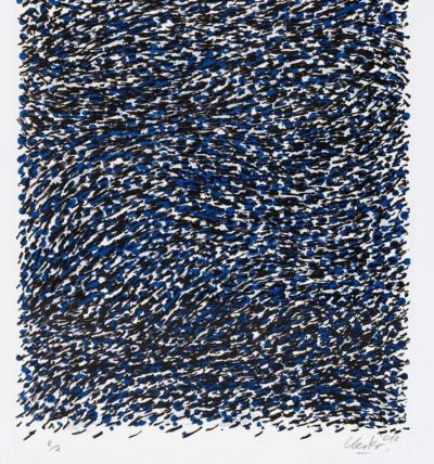 Günther Uecker (1930) - The Flow - Lithographie 2