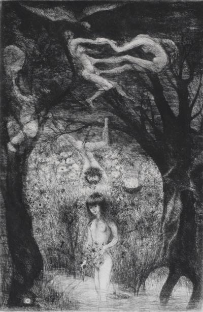Edouard GOERG - Paradis surréaliste, 1946 - Etching 2
