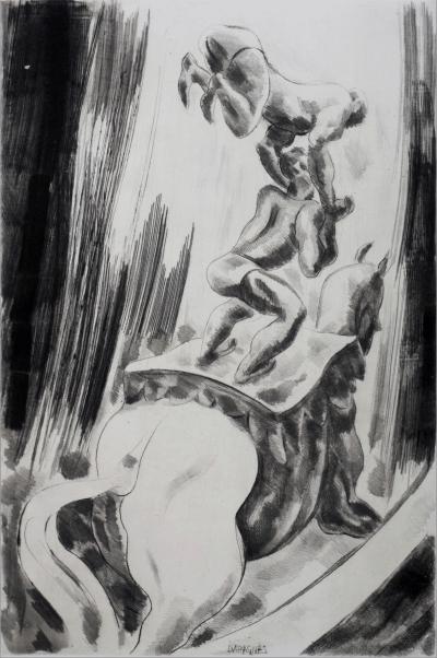 Jean-Gabriel DARAGNÈS - Le Cirque, 1946 - Gravure 2