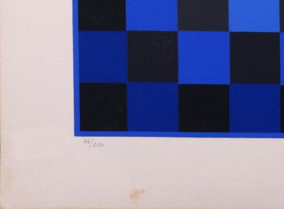 Victor VASARELY - OND-LZ, 1974 - Large original silkscreen 2