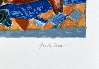 Théo Tobiasse - Deux femmes discutant - Lithographie originale signée et numérotée au crayon 2