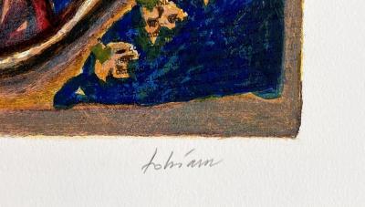 Théo Tobiasse - Femme au divan - Lithographie originale signée et numérotée au crayon 2