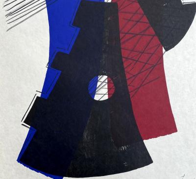 Berto LARDERA - Composition - Lithographie originale signée au crayon et numérotée 2