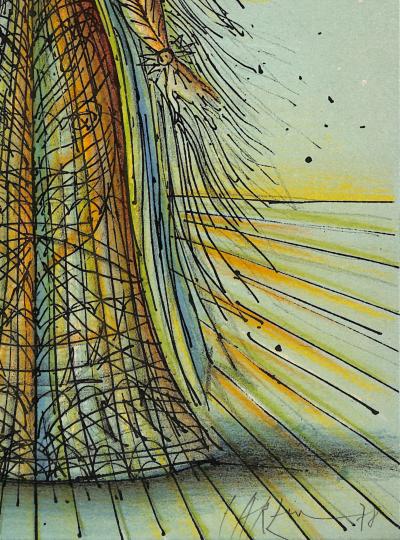 Jean CARZOU - Princesse indienne, 1978 - Lithographie originale signée 2