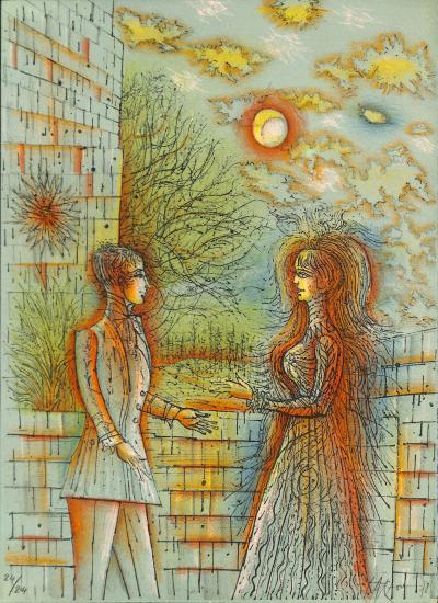 Jean CARZOU - Romance au clair de Lune, 1978 - Lithographie originale signée 2