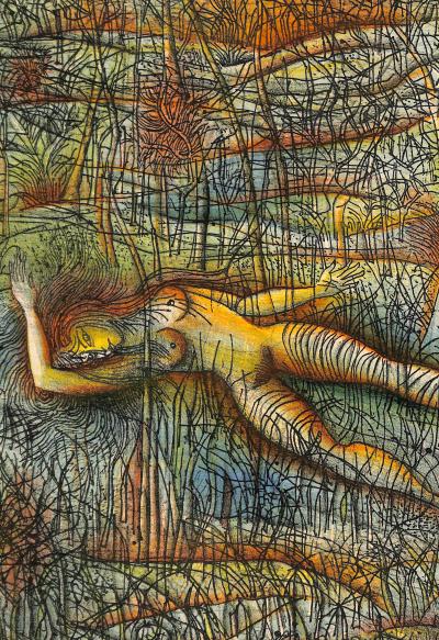 Jean CARZOU - La beauté endormie, 1978 - Lithographie originale signée 2