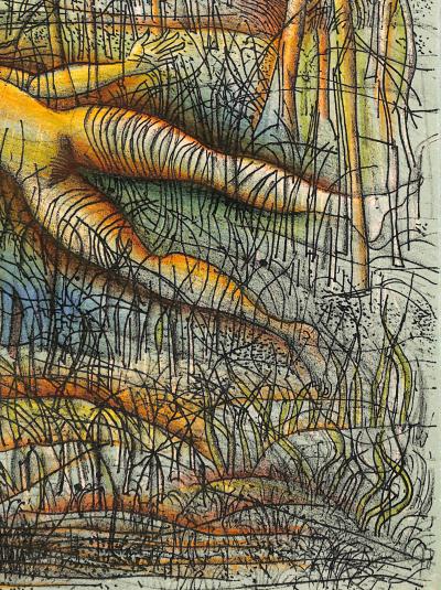 Jean CARZOU - La beauté endormie, 1978 - Lithographie originale signée 2